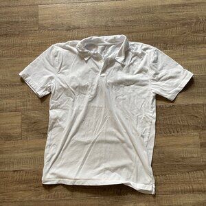 Men's TRUE CLASSIC white polo shirt, size L, Never worn